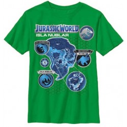 Jurassic World Isla Nublar Island Livin Boys Shirt Free Shipping Houston Kids Fashion Clothing 