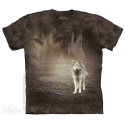 The Mountain Artwear Grey Wolf Portrait Wolf Shirt Free Shipping Houston Kids Fashion Clothing Store