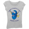 Disney Pixar Finding Dory There Is Always A Way Grey Princess Tee