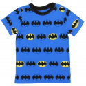 DC Comics Batman Toddler Boys Shirt With Black And Yellow Bat Signals