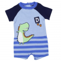 Buster Brown Alligator Baby Boys Romper Free Shipping Houston Kids Fashion Clothing 