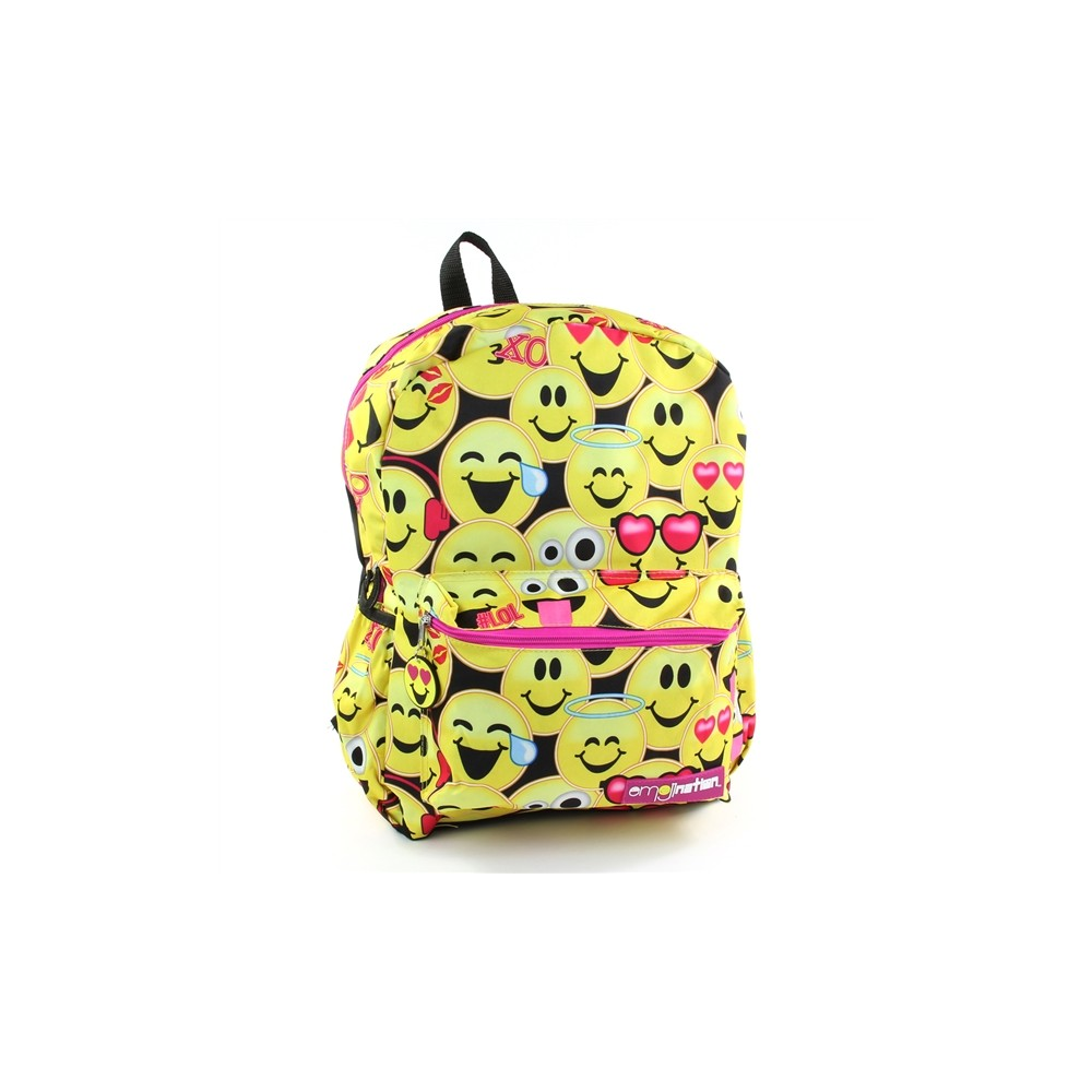Emojination Happy Face Girls School Backpack | Free Shipping