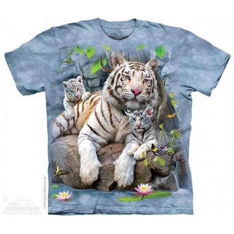 The Mountain White Tigers Of Bengal Boys Shirt | Free Shopping