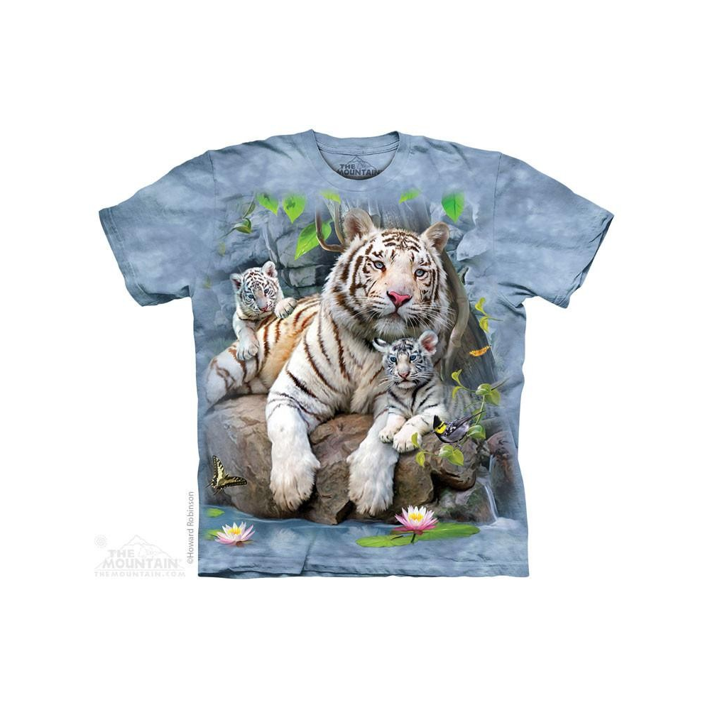 The Mountain White Tigers Of Bengal Boys Shirt