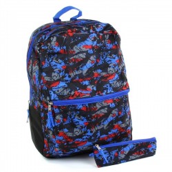 Reboot Black And Blue Paint Splashes Backpack With Matching Pencil Case Free Shipping Houston Kids Fashion Clothing