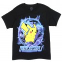 Pokemon Pikachu Boys Black Shirt Free Shipping Houston Kids Fashion Clothing Store