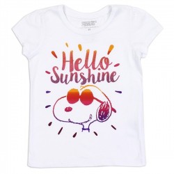 Peanuts Snoopy Hello Sunshine Toddler Girls Shirt Free Shipping Houston Kids Fashion Clothing