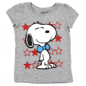 Peanuts Snoopy Red White And Blue Toddler Girls Shirt