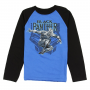 Marvel Comics The Black Panther Blue Long Sleeve Boys Shirt Free Shipping Houston Kids Fashion Clothing Store