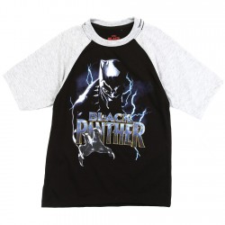 Marvel Comics Black Panther Black and White Boys Shirt Free Shipping Houston Kids Fashion Clothing Store