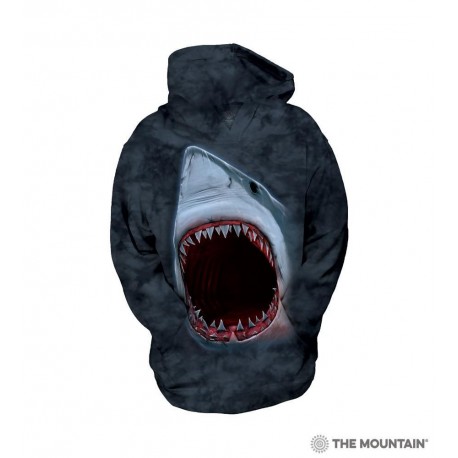 The Mountain Artwear Shark Bite Pullover Hoodie Sweatshirt Free Shipping Houston Kids Fashion Clothng Store