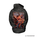 The Mountain Artwear Fire Dragons Pullover Hoodie Sweatshirt Free Shipping Houston Kids Fashion Clothing Store