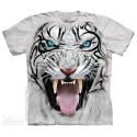 The Mountain Company Big Face Tribal White Tiger Kids Shirt
