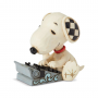 Enesco Jim Shore Peanuts Snoopy Figurine Typing On His Typewriter Free Shipping Houston Kids Fashion Clothing