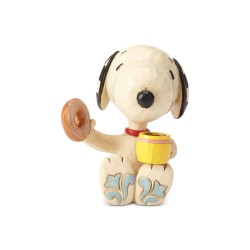 Jim Shore Peanuts Snoopy A Doughnut And Coffee Figurine Free Shipping Houston Kids Fashion Clothing