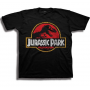 Freeze Apparel Jurassic Park T Rex Dinosaur Pixelated Logo Boys Shirt Free Shipping