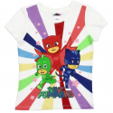 Disney PJ Mask Toddler Girls Shirt With Catboy Gekko and Owlette