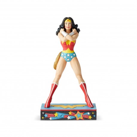 Enesco Gifts Jim Shore DC Comics Silver Age Wonder Woman Free Shipping Figurine Houston Kids Fashion Clothing