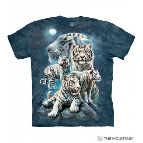 The Mountain Night Tiger Collage Youth Shirt | Free Shipping