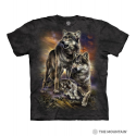 The Mountain Company Wolf Family Sunrise Youth Shirt Free Shipping Houston Kids Fashion Clothing