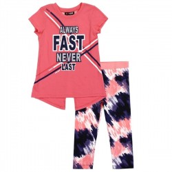 RMLA Girl Squad Always Fast Never Last Girls Legging Set Free Shipping Houston Kids Fashion Clothing