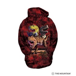 The Mountain Artwear T Rex Collage Hoodie Sweatshirt Free Shipping Houston Kids Fashion Clothing