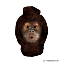 The Mountain Baby Orangutan Face Hoodie Sweatshirt