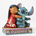 Disney Traditions Ohana Lilo And Stitch Figurine