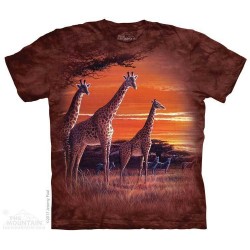 The Mountain Company Sundown Giraffe Kids Shirt Free Shipping Houston Kids Fashion Clothing Store