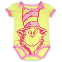 Dr Seuss The Cat in the Hat Yellow Onesie