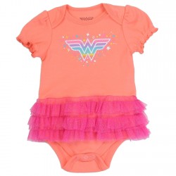 DC Comics Wonder Woman Tutu Onesie Free Shipping Housotn Kids Fashion Clothing Store