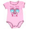 Dr Seuss Thing One and Thing Two Pink Onesie