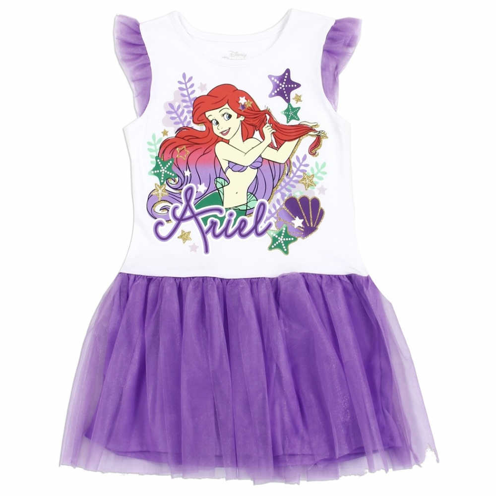 Disney Princess Ariel Toddler Girls Tutu Dress Free Shipping