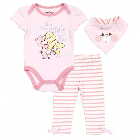 Care Bears The Snuggle Is Real 3 Piece Baby Girls Free Shipping Houston Kids Fashion Clothing Store Pants Set
