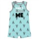 Bloomin Baby Can't Catch Me Lobster Print Infant Boys Romper Free Shipping Houston Kids Fashion Clothing