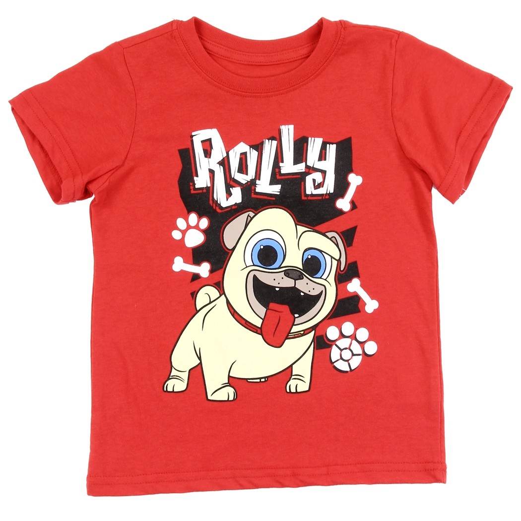 Disney Jr Puppy Dogs Pals Rolly Toddler Boys Shirt Free