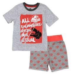 Jurassic World All Endangered Species Are Equal Toddler Boys Short Set Free Shipping Houston Kids Fashion Clothing