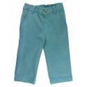 RuggedButts Storm Blue Straight Chino Pants For Infants And Toddler Boys