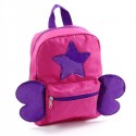 Confetti Fuchsia Mini Backpack With Purple Star And Wings Free Shipping Houston Kids Fashion Clothing Store