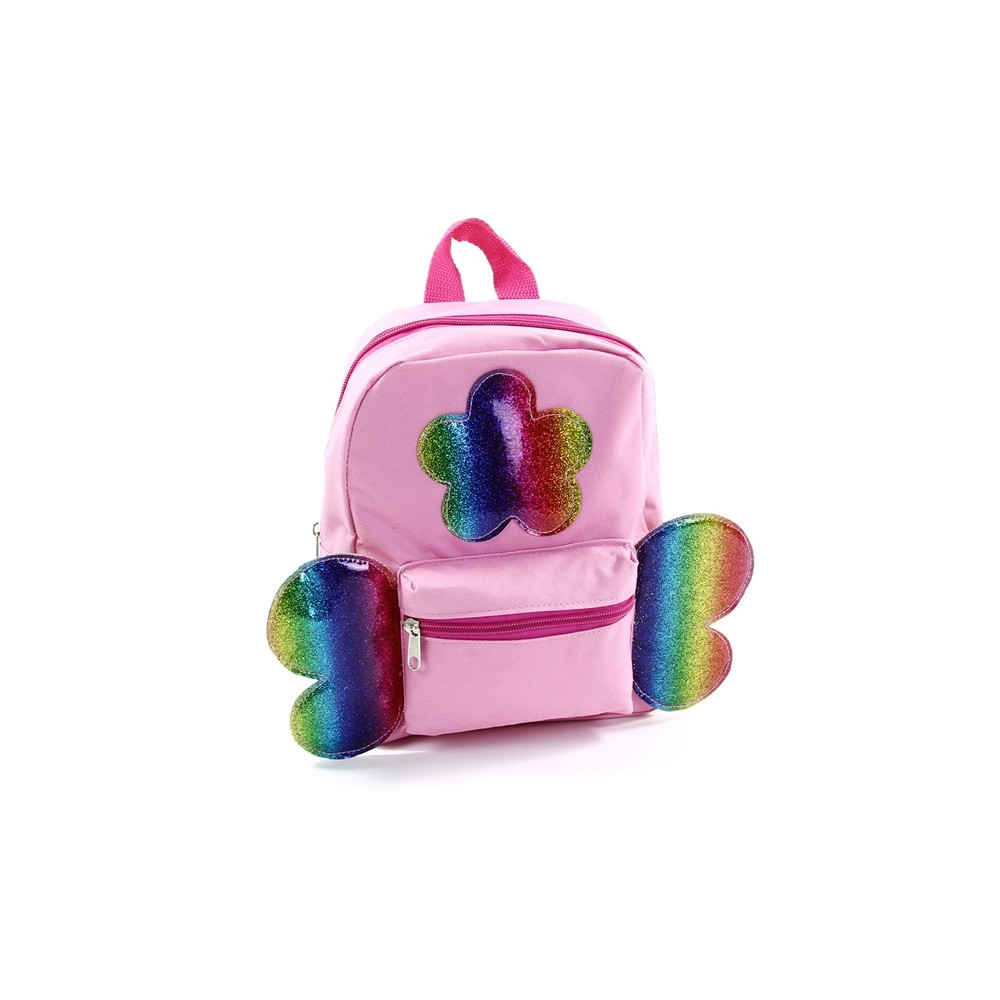 Confetti Mini Backpack With Rainbow Flower