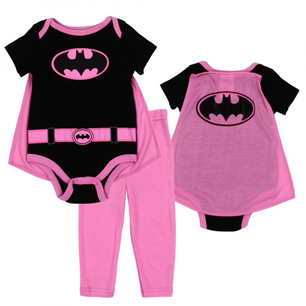 DC Comics Batgirl 3 Piece Pants Set With Cape