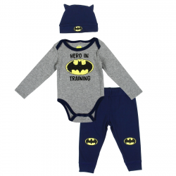 DC Comics Batman Hero In Training 3 Piece Pants Set Free Shipping Houston Kids Fashion Clothing