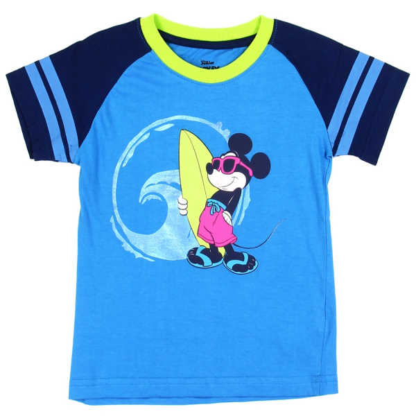 Disney Mickey Mouse Surfing Toddler Boys Shirt Free Shipping Houston Kids Fashion Clothing Store