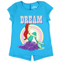 Disney Princess Dream Ariel Girls Shirt Free Shipping Houston Kids Fashion Clothing Store