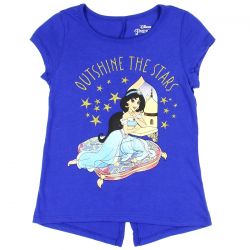 Disney Princess Jasmine Outshine The Stars Girls Shirt Free Shipping Houston Kids Fashion Clothing