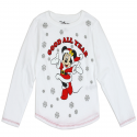 Disney Minnie Mouse Good All Year Toddler Girls Long Sleeve Shirt Free Shipping Houstn Kids Fashion Clothing 