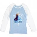 Disney Frozen 2 Anna And Elsa Fearless Long Sleeve Toddler Girls Shirt Free Shipping Houston Kids Fashion Clothing Store