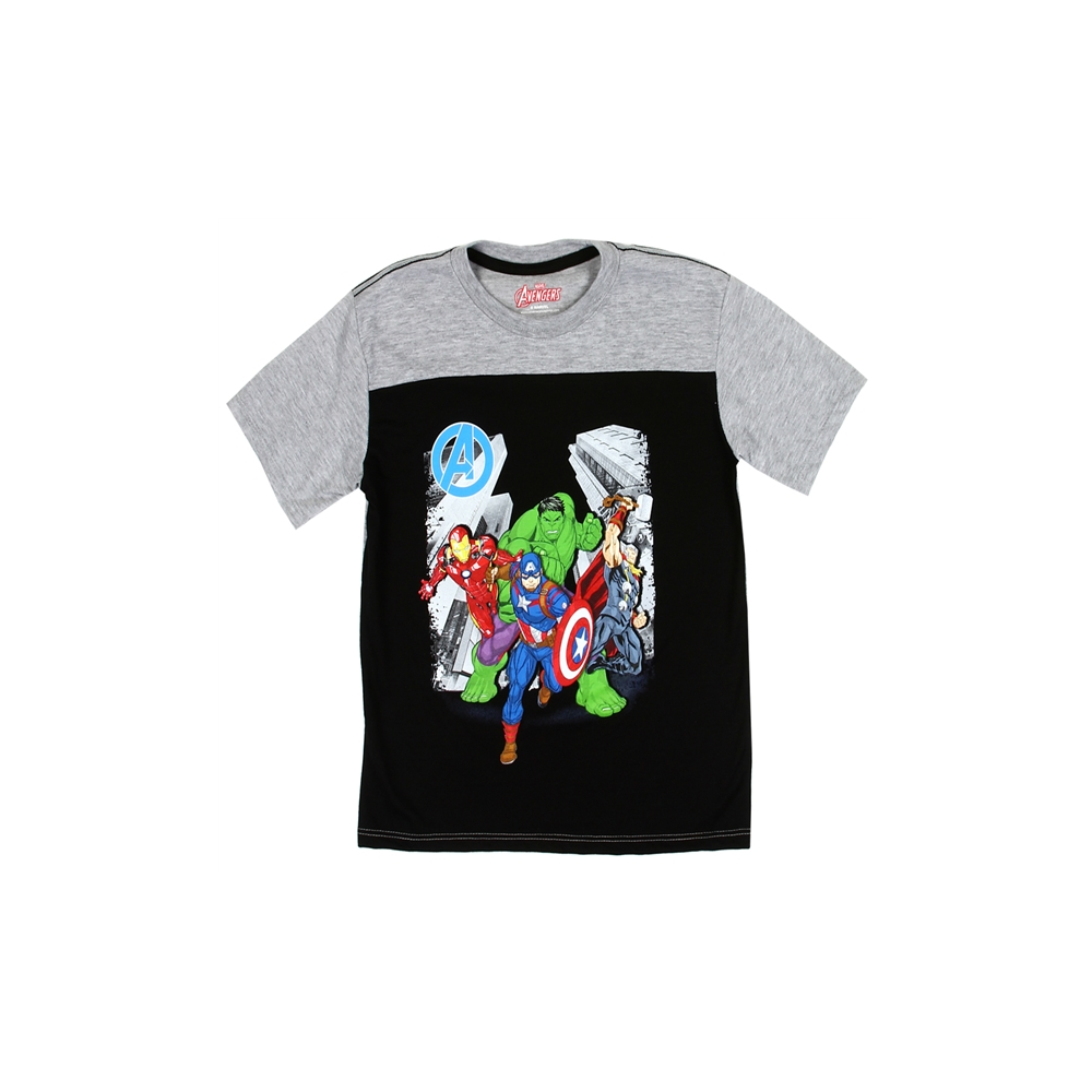 Marvel Comics Avengers Skyline Boys Shirt