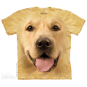 The Mountain Company Big Face Golden Retiever Shirt Free Shipping Houston Kids Fashion Clothing Store