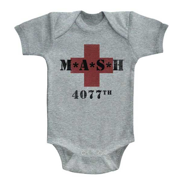  American Classics M*A*s*H 4077th Baby Onesie Free Shipping Houston Kids Fashion Clothing Store